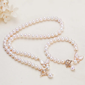 7mm Freshwater Pearl Choker Necklace with 18KGP Clasp