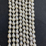 8-9mm Baroque Keshi Freshwater Pearl Beads for Jewelry Making