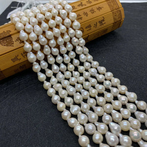 8-9mm Baroque Keshi Freshwater Pearl Beads for Jewelry Making
