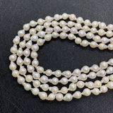 8-9mm Baroque Keshi Freshwater Pearl Beads for Jewelry Making