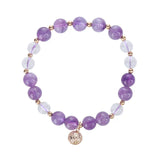 8mm Amethyst Crystal Bracelet