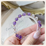 8mm Amethyst Crystal Bracelet