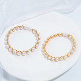8mm Freshwater Pearl 14KGP Bracelet