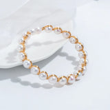 8mm Freshwater Pearl 14KGP Bracelet