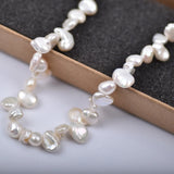 Natural AA 5-6mm Baroque Keshi Petal Freshwater Pearl Beads