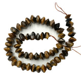 Natural Gemstone Pink Quartz Tiger Eye Lapiz Aquamarine Baroque Beads