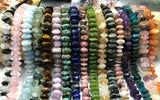 Natural Gemstone Pink Quartz Tiger Eye Lapiz Aquamarine Baroque Beads