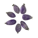 Natural Amethyst Pendant for Necklace Making