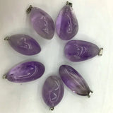 Natural Amethyst Pendant for Necklace Making