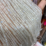 Natural Moonstone 3-3.5mm Cube Beads 39-40cm for Jewelry Making