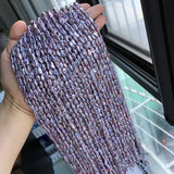 Natural Purple Biwa Keshi Freshwater Pearl Beads 4-5mm 5-6mm for Jewelry Making