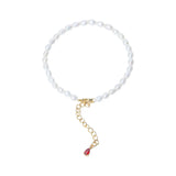 3-4mm Rice Freshwater Pearl 14KGP Bracelet