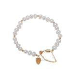 Baroque Freshwater Pearl Bracelet 14KGP 5-6mm
