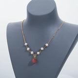 5-6mm Freshwater Pearl 14KGP Necklace & Bracelet Set