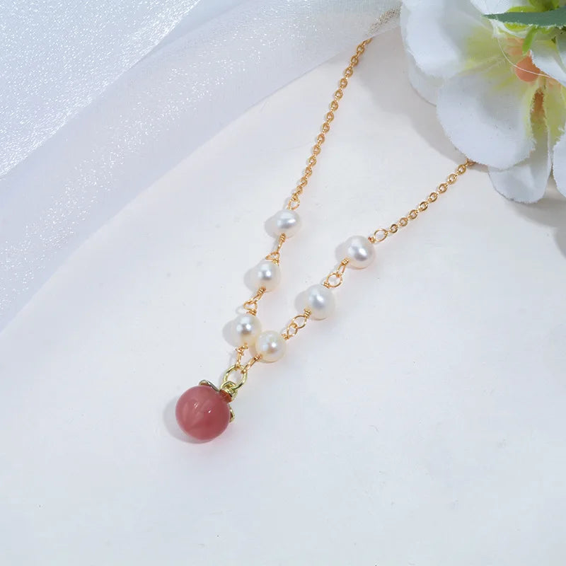 5-6mm Freshwater Pearl 14KGP Necklace & Bracelet Set