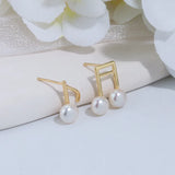 5-7mm Round Freshwater Pearl Necklace and Stud Earrings Set