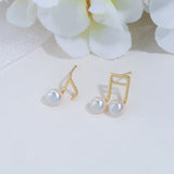 5-7mm Round Freshwater Pearl Necklace and Stud Earrings Set