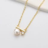 Freshwater Pearl Necklace and Stud Earrings Set