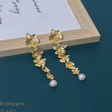 Baroque Freshwater Pearl Necklace and Earrings Set