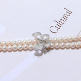 6-7mm Pearl Butterfly Bracelet