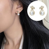 6-7mm Round Freshwater Pearl Necklace & Earrings Set