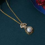 6-7mm Round Freshwater Pearl Necklace & Earrings Set