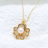 7-7.5mm Freshwater Pearl Pendant Necklace Set