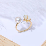 Freshwater Pearl Necklace, Ring & Earrings Set