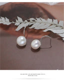 AAAA 8-8.5mm Freshwater Pearl S925 Earrings in Silver & Golden