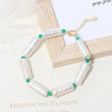 Baroque Freshwater Pearl Necklace Earrings Bracelet Set