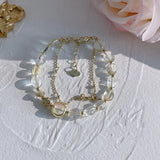 Natural Crystal & Lavender Bracelet for Women
