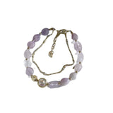 Natural Crystal & Lavender Bracelet for Women