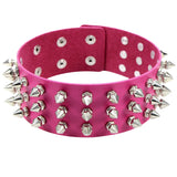Idopy Faux Leather Choker Punk Rivets Gothic Buckle Necklaces
