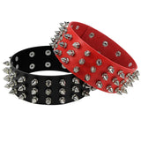 Idopy Faux Leather Choker Punk Rivets Gothic Buckle Necklaces