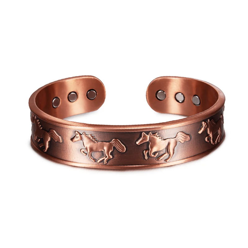 Adjustable Copper Magnetic Bracelet for Men 15.5MM Wide