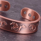 Adjustable Copper Magnetic Bracelet for Men 15.5MM Wide