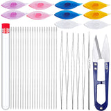 12 Pcs Tatting Shuttle Kit & Beaded Needle Sewing Accessories