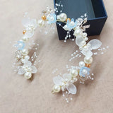 Bridal Flower Wreath Headband Wedding Hair Jewelry