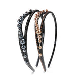 Pearl Rhinestone Headband Non-Slip Hairband Hair Accessories