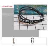 Pearl Rhinestone Headband Non-Slip Hairband Hair Accessories