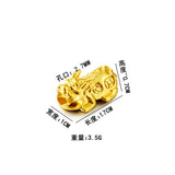 17mm Vietnam Sand Pixiu Beads DIY Lucky Bracelet Necklace Accessory