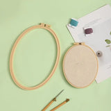Bamboo Plastic Embroidery Hoops Frame for DIY Cross Stitch