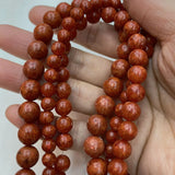 Coral Stone Round Spacer Beads for Jewelry Making DIY