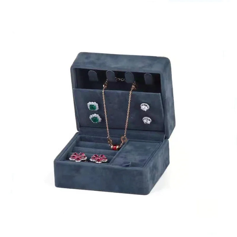 Leather And Pink Jewelry Box - Jewelry Storage Box