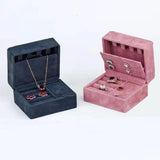 Leather And Pink Jewelry Box - Jewelry Storage Box
