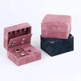 Leather And Pink Jewelry Box - Jewelry Storage Box