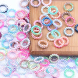 Rainbow Circle Resin Rhinestones 10mm 1000pcs DIY Craft Jewelry Wedding Decor