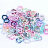 Rainbow Circle Resin Rhinestones 10mm 1000pcs DIY Craft Jewelry Wedding Decor