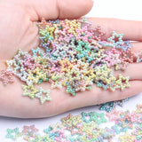 Resin Rhinestones Star Rainbow 11mm Flatback DIY Crafts Jewelry Making