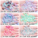 Resin Rhinestones Star Rainbow 11mm Flatback DIY Crafts Jewelry Making
